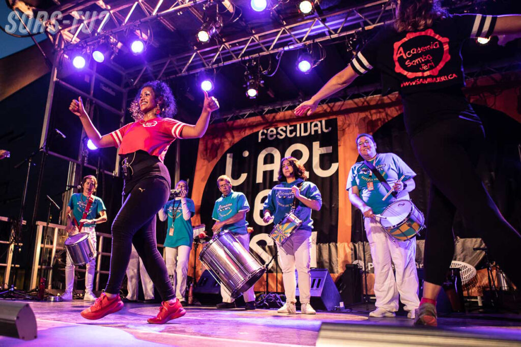 Sur scène avec un cours de danse live