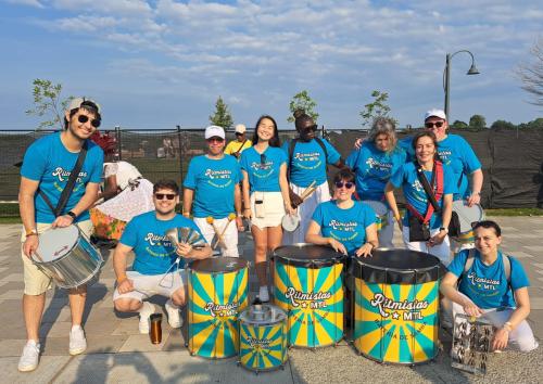 Pose de groupe au Vieux Port